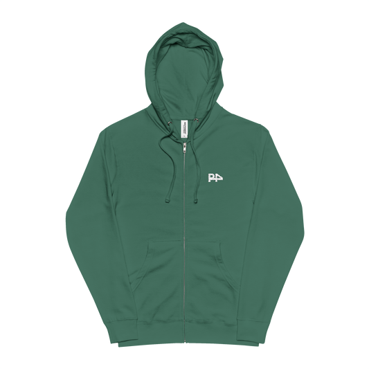 P4 embroidered Zip Hoodie