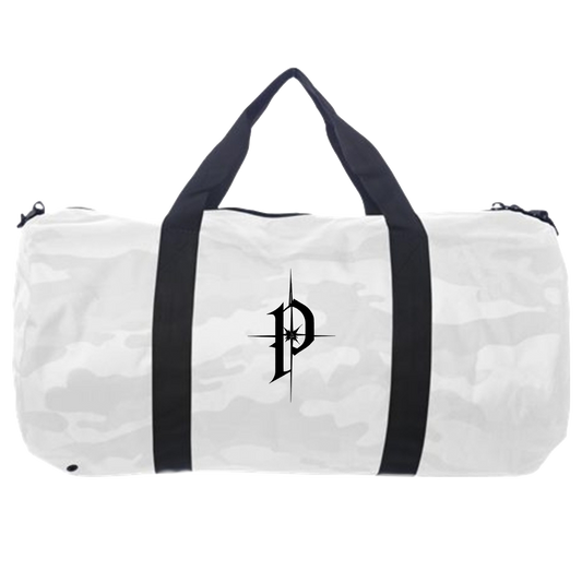 P4 White Camo Tripper Duffel Bag