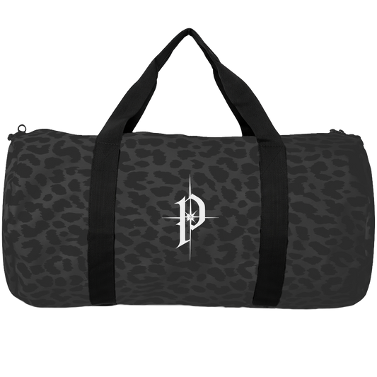 P4 Black Chetah Travel Duffel Bag