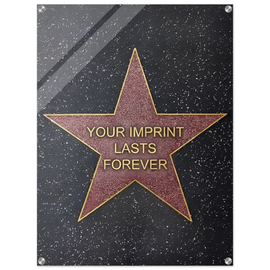 Your Imprint Lasts Forever Acrylic Canvas