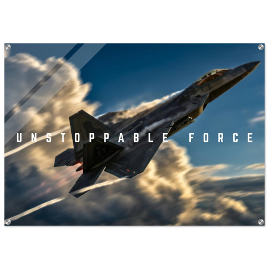 Unstoppable Force Acrylic canvas