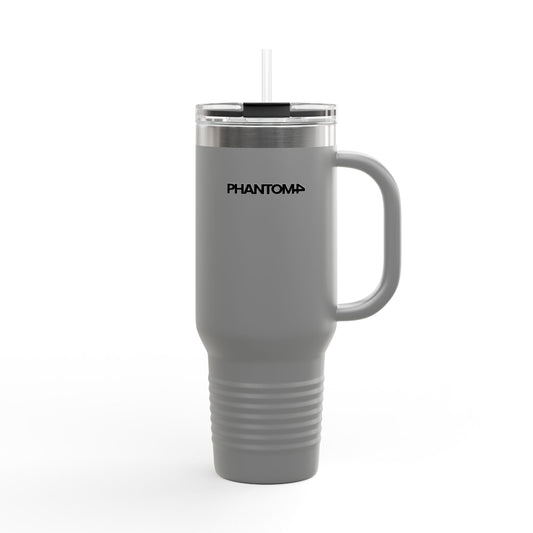 Phantom4 Tumbler with Handle & Straw