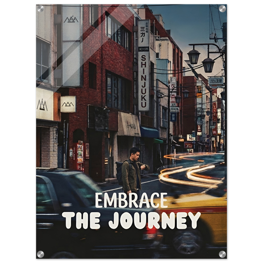 Embrace The Journey Acrylic Canvas