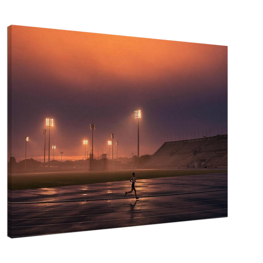 Under the Stadium Lights – Sports Canvas Art