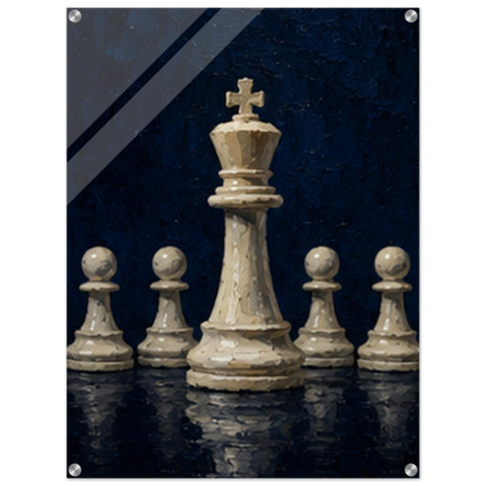 The King's Guard – Chess Acrylic Glass Art