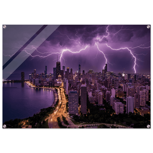 MIDWEST THUNDER – Chicago Skyline Acrylic - Phantom 4