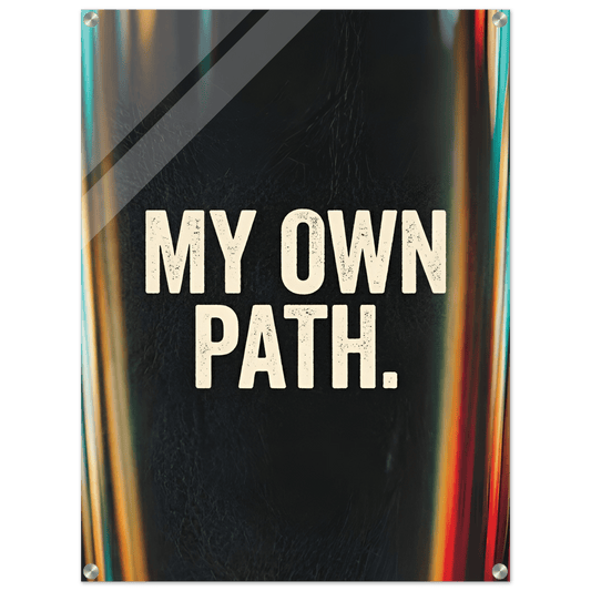 My Own Path Acrylic Canvas - Phantom 4