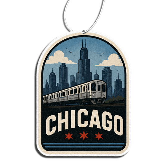 Phantom4 Chicago L Train Car Air Freshener - Phantom 4