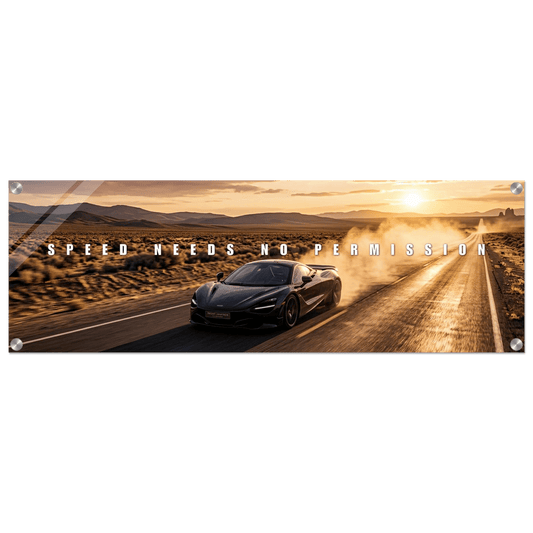 Sunset Sprint Acrylic canvas - Phantom 4