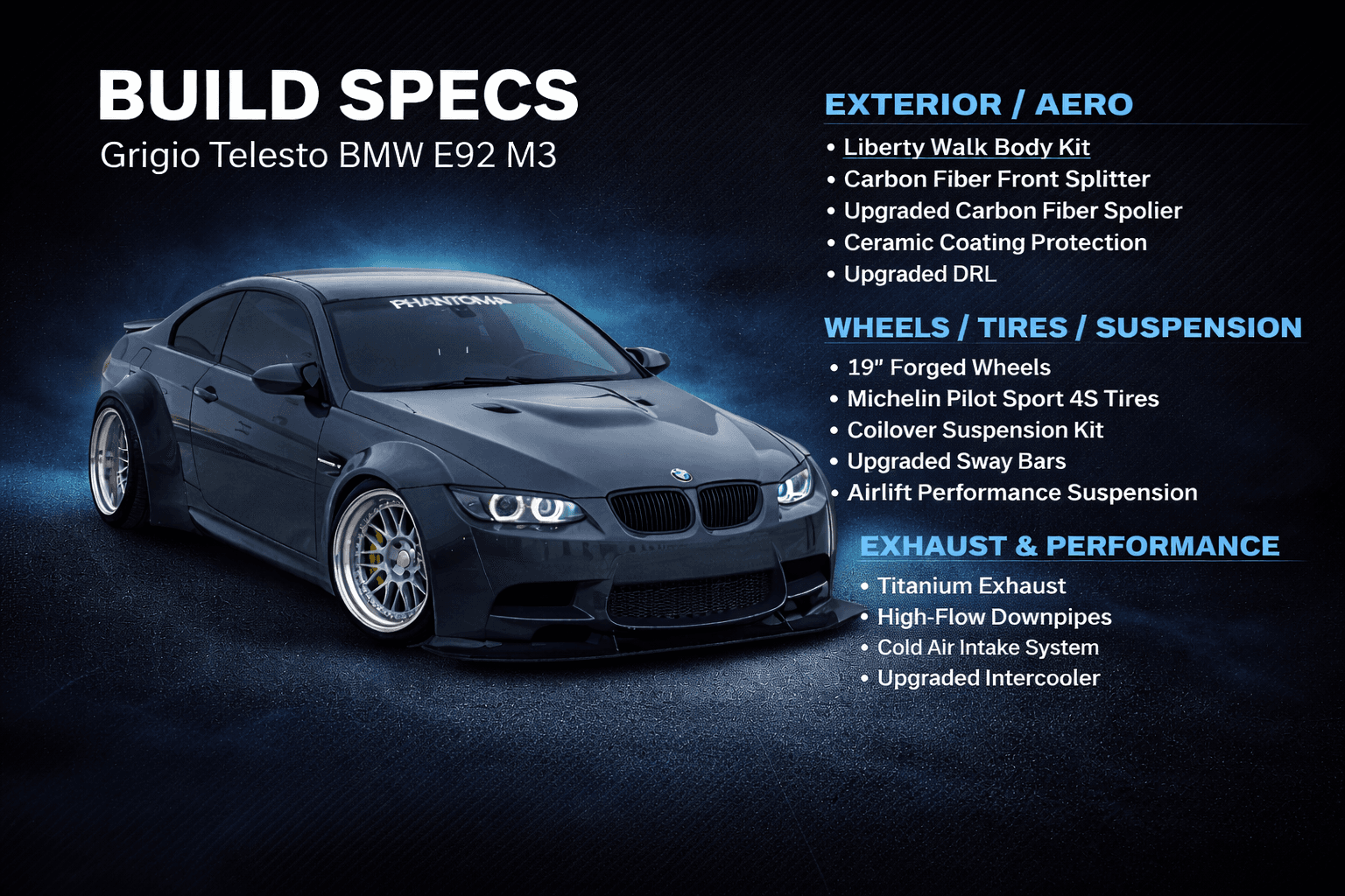 Exterior Build Specs