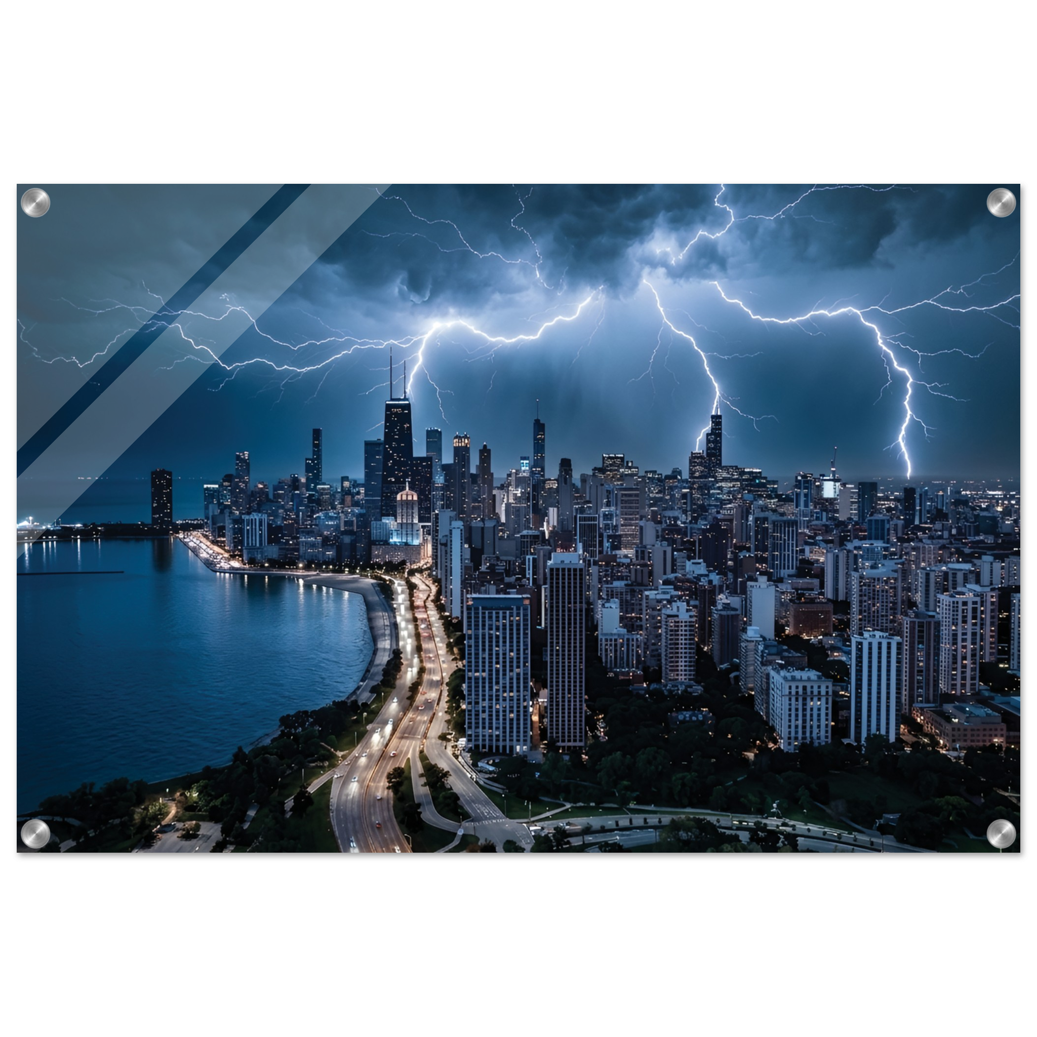 Midwest Thunder Acrylic canvas