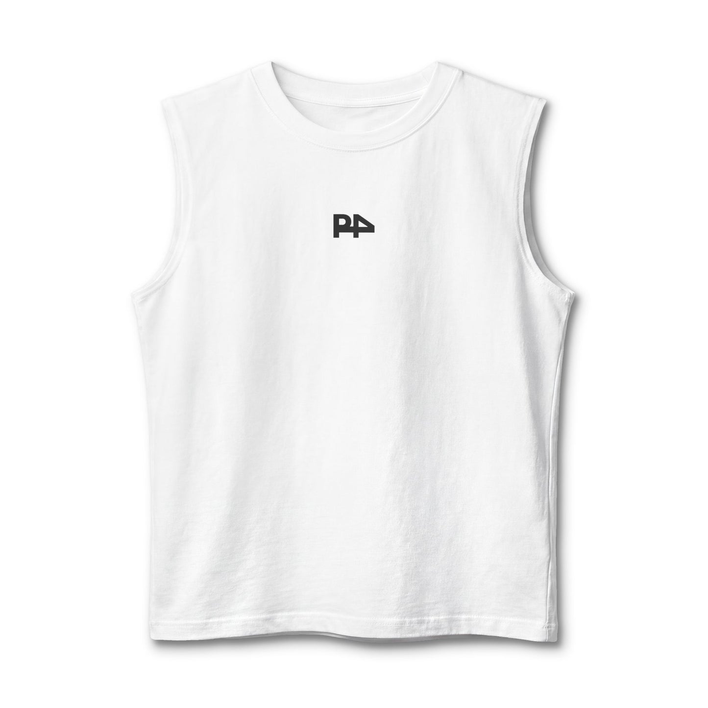PA Logo Muscle Tank — Minimalist Athletic Sleeveless Tee