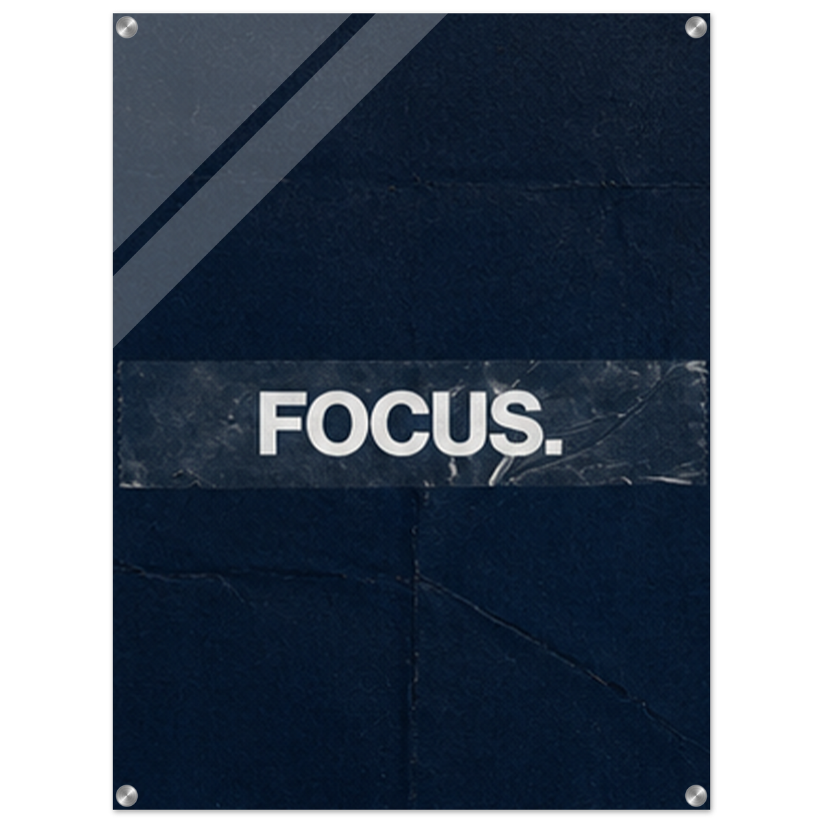 Focus – Minimalist Motivation Acrylic Glass Art
