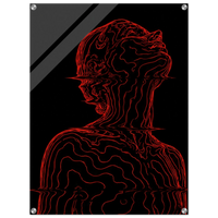 Human Form – Abstract Anatomy Acrylic Glass Art