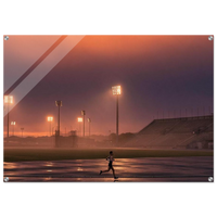 Under the Stadium Lights – Sports Acrylic Glass Art