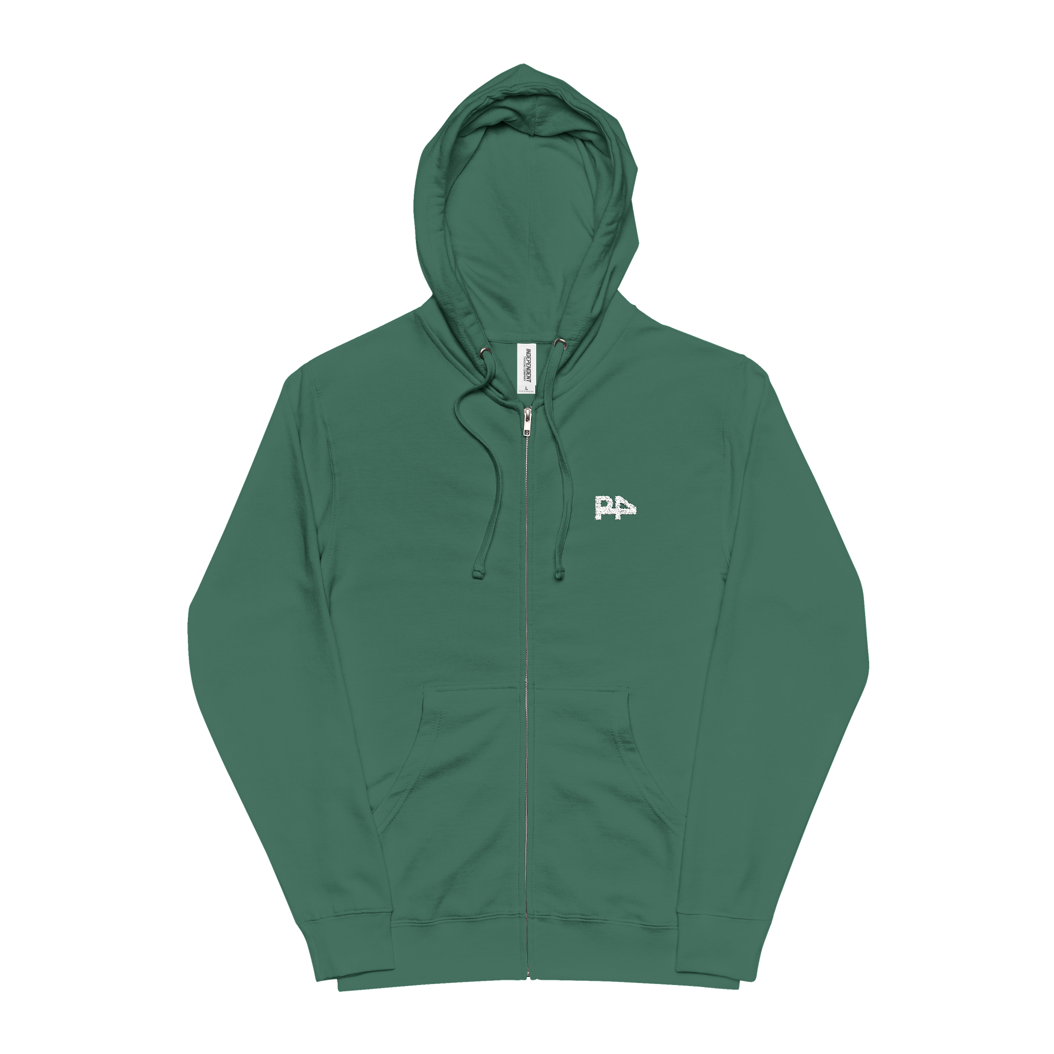 P4 embroidered Zip Hoodie