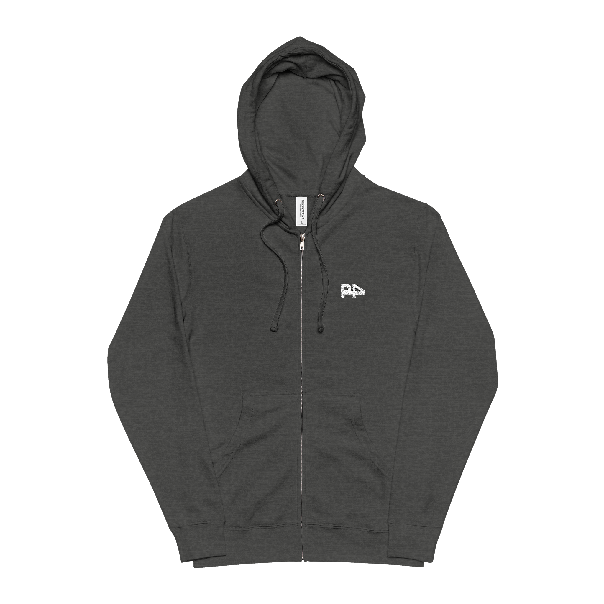 P4 embroidered Zip Hoodie