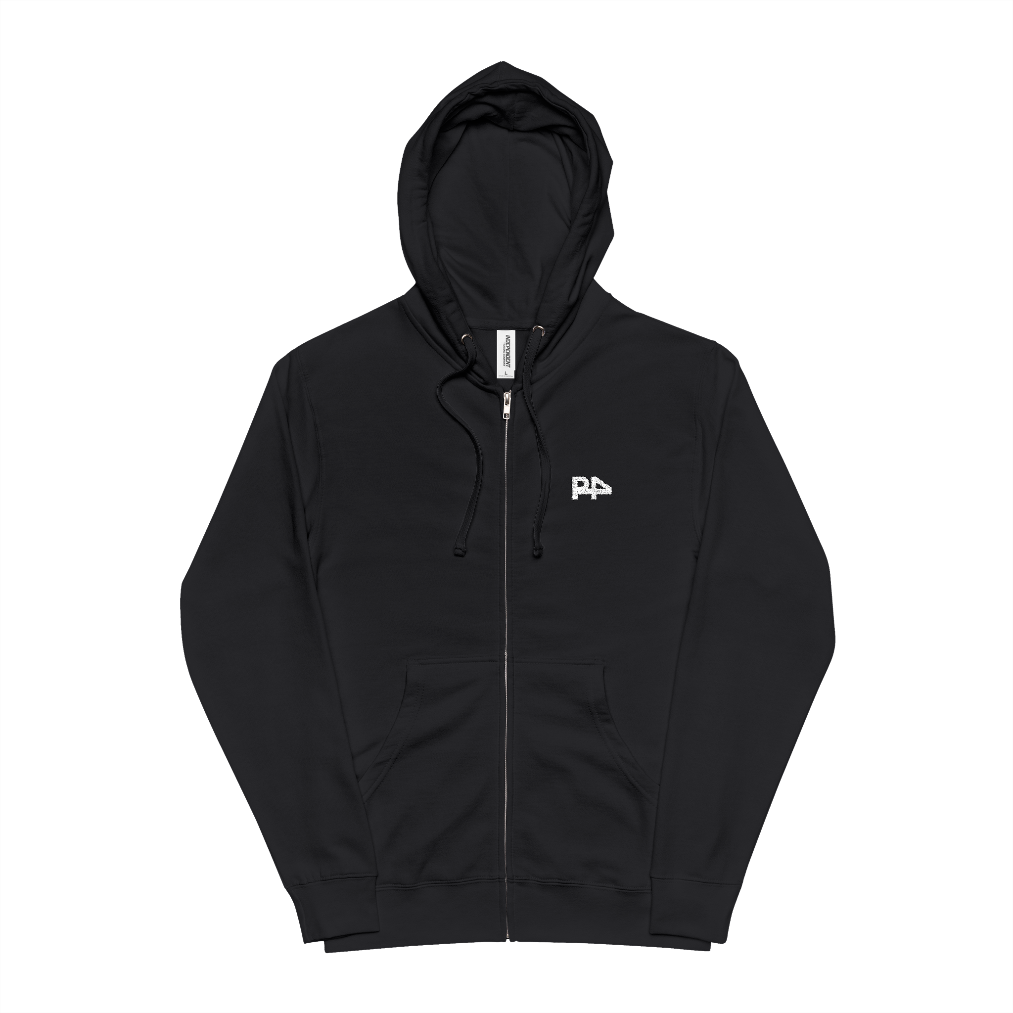 P4 embroidered Zip Hoodie