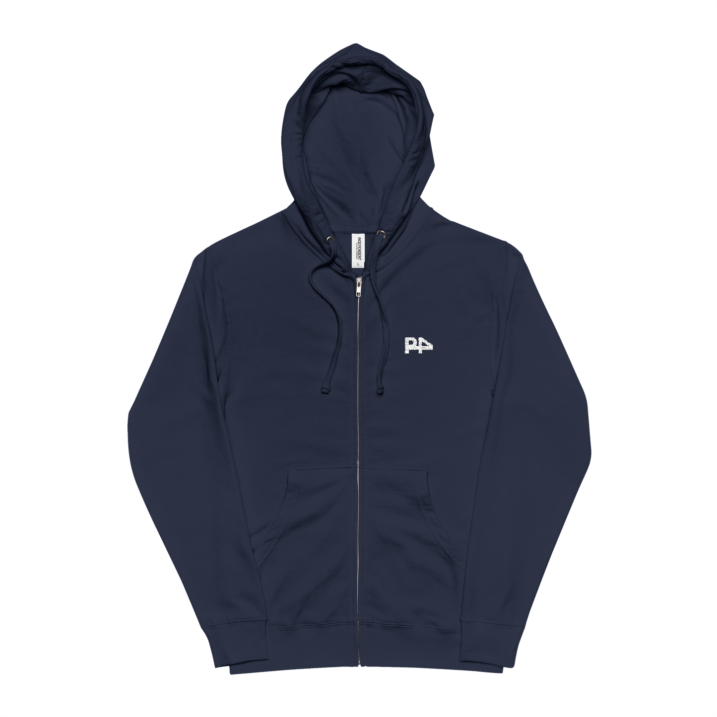 P4 embroidered Zip Hoodie