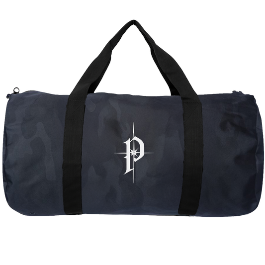 P4 Black Camo Travel Duffel Bag