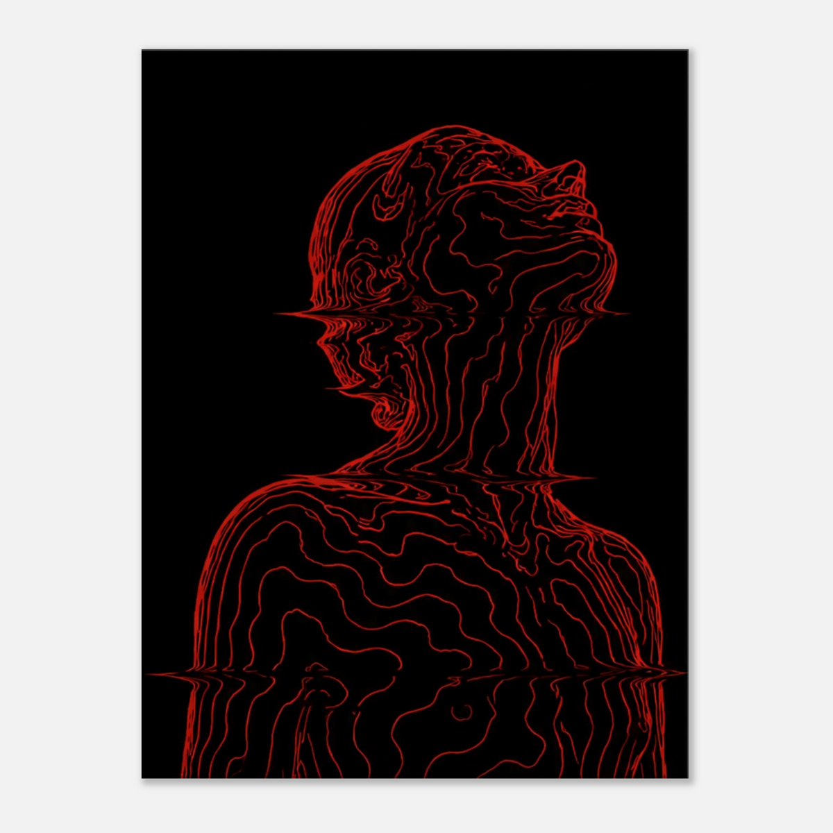 Human Form – Abstract Anatomy Canvas Art