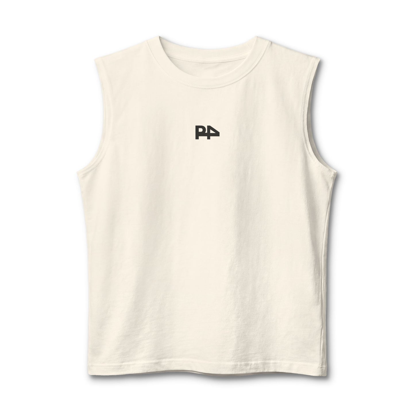 PA Logo Muscle Tank — Minimalist Athletic Sleeveless Tee