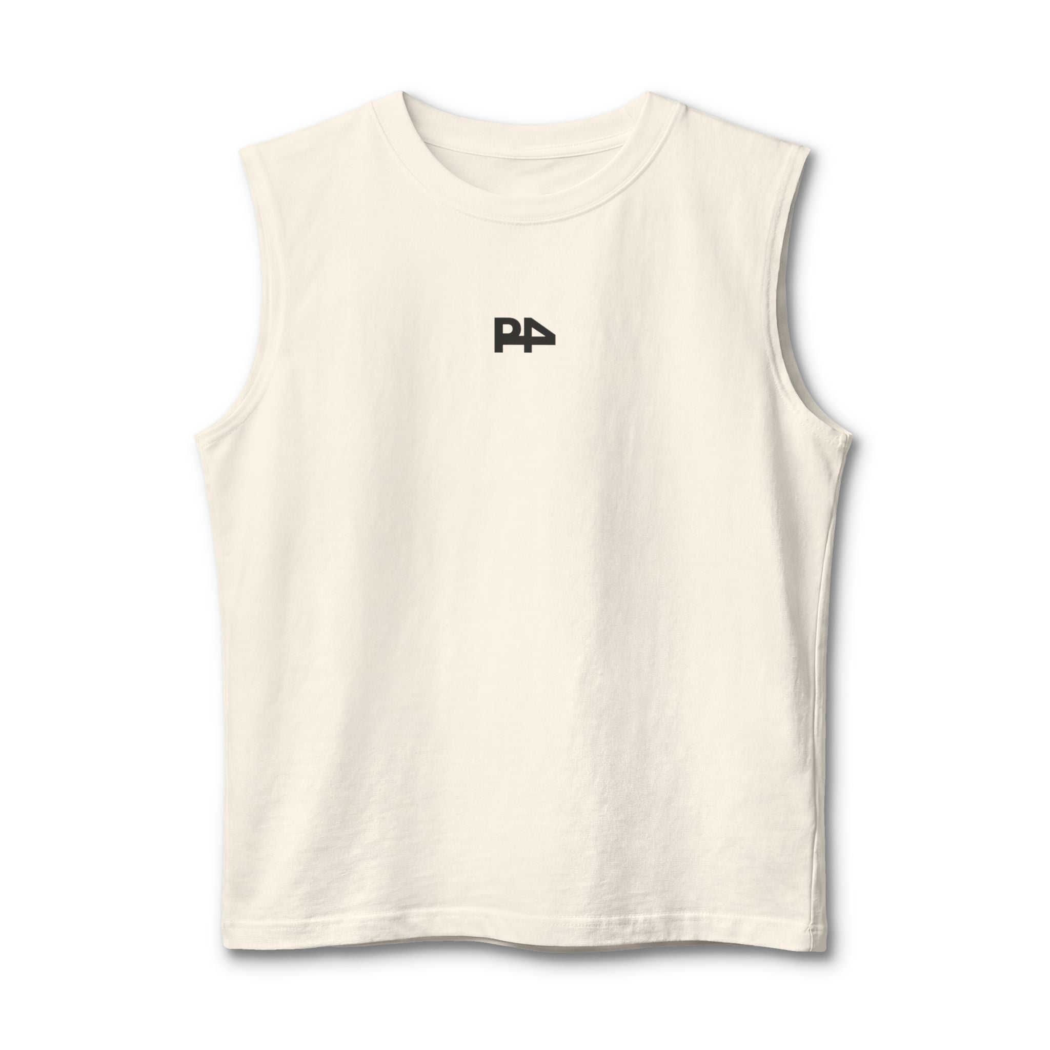 PA Logo Muscle Tank — Minimalist Athletic Sleeveless Tee