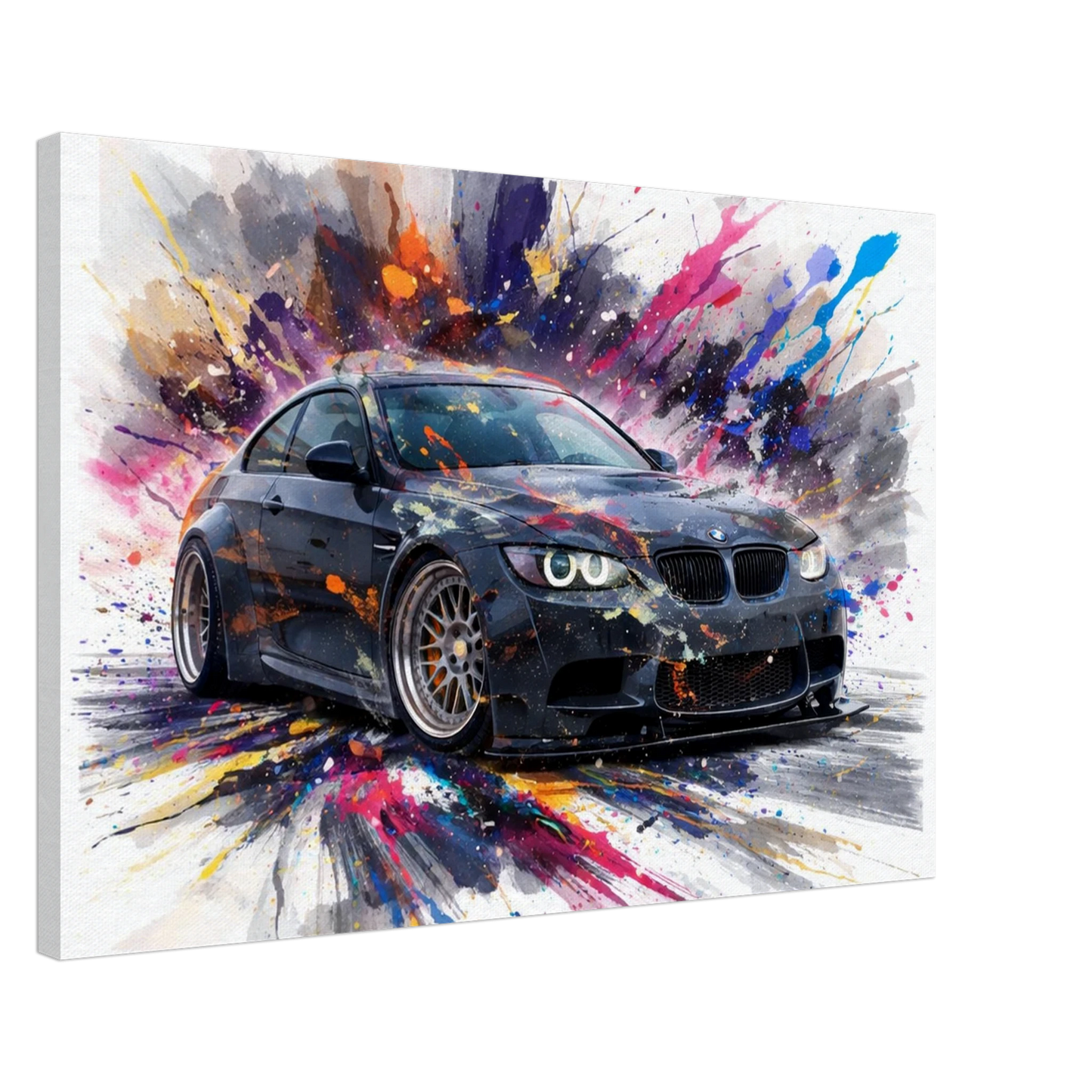 "Drift Splash" - Liberty Walk BMW M3 Canvas