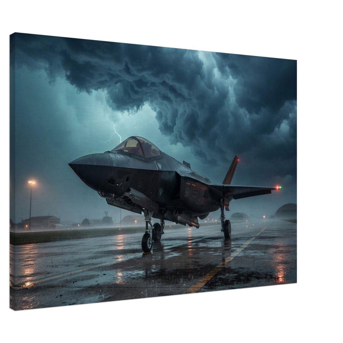 Storm Fighter – Military Aviation Canvas Art