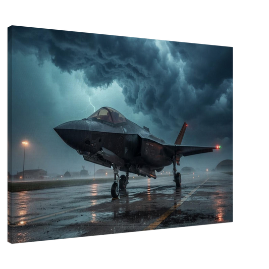 Storm Fighter – Military Aviation Canvas Art