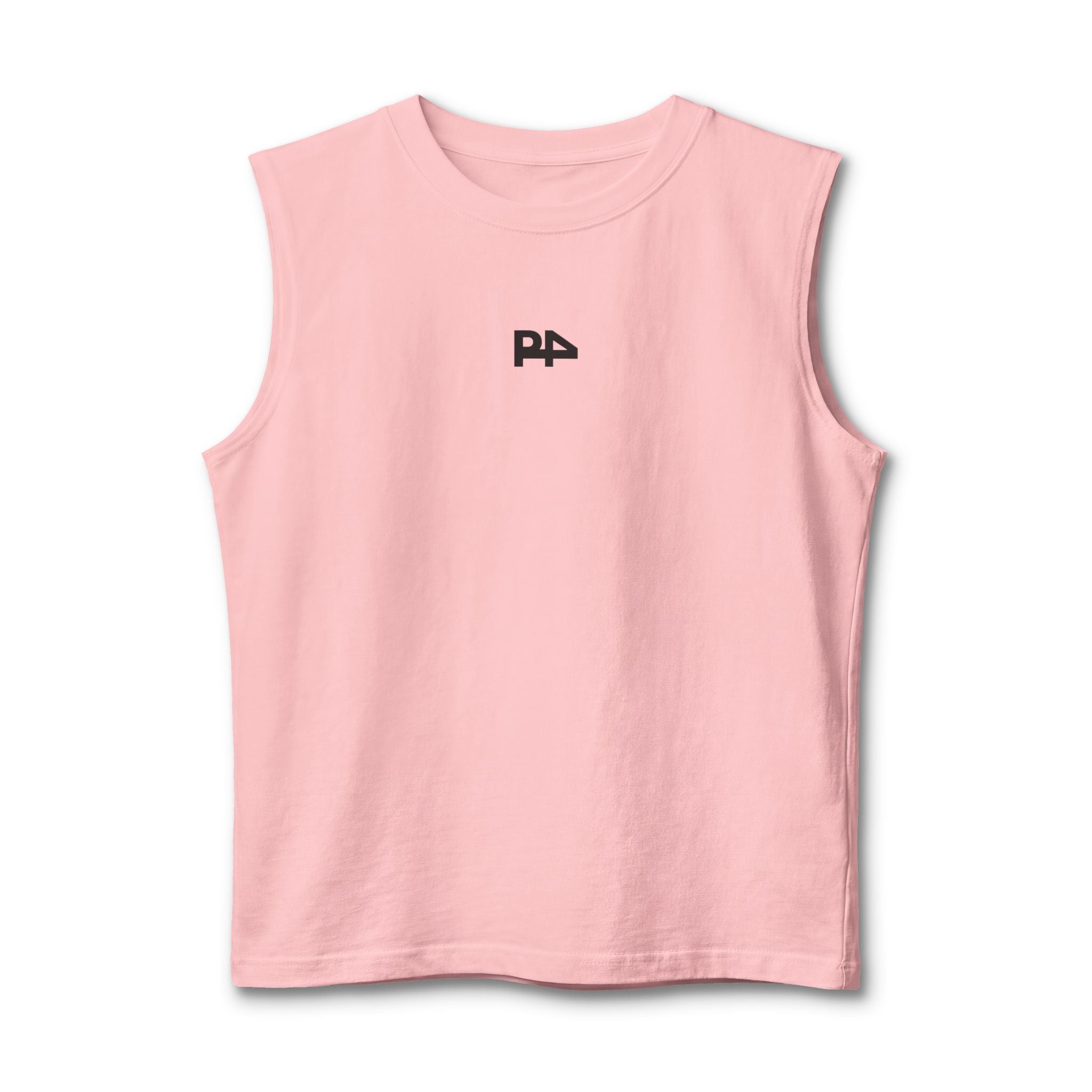 PA Logo Muscle Tank — Minimalist Athletic Sleeveless Tee
