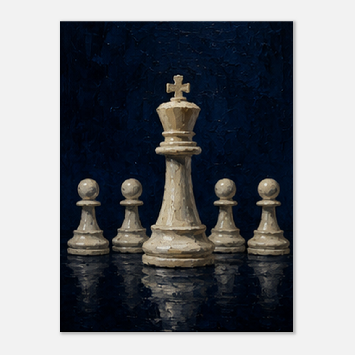 The King's Guard – Chess Canvas Art