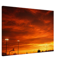 After the Storm – Stadium Sunset Canvas Art