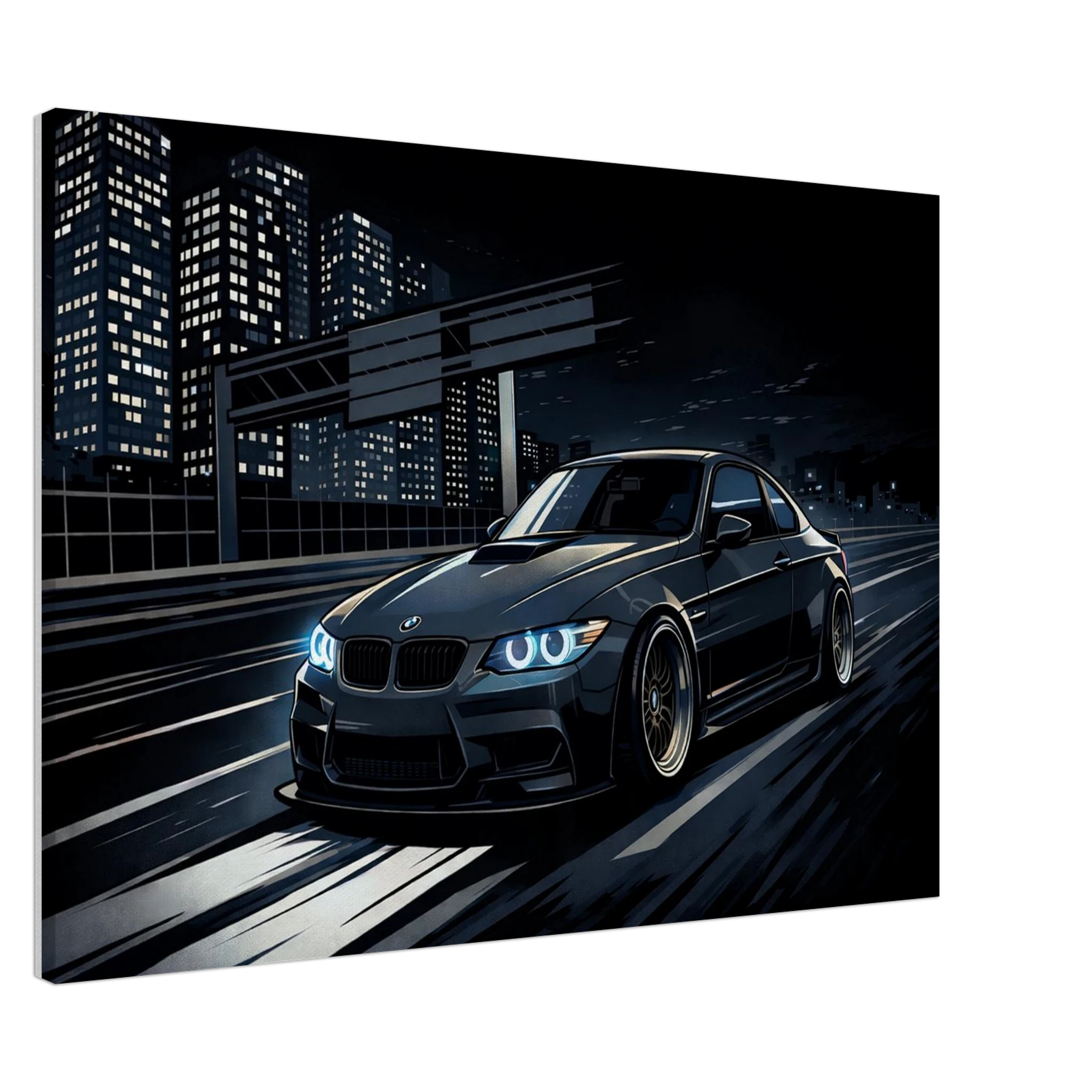 "Midnight Rider" - Liberty Walk BMW M3 Canvas