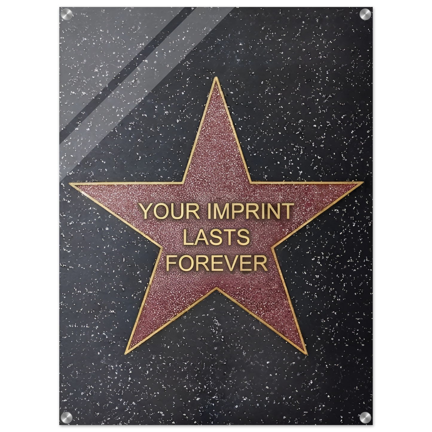 Your Imprint Lasts Forever Acrylic Canvas
