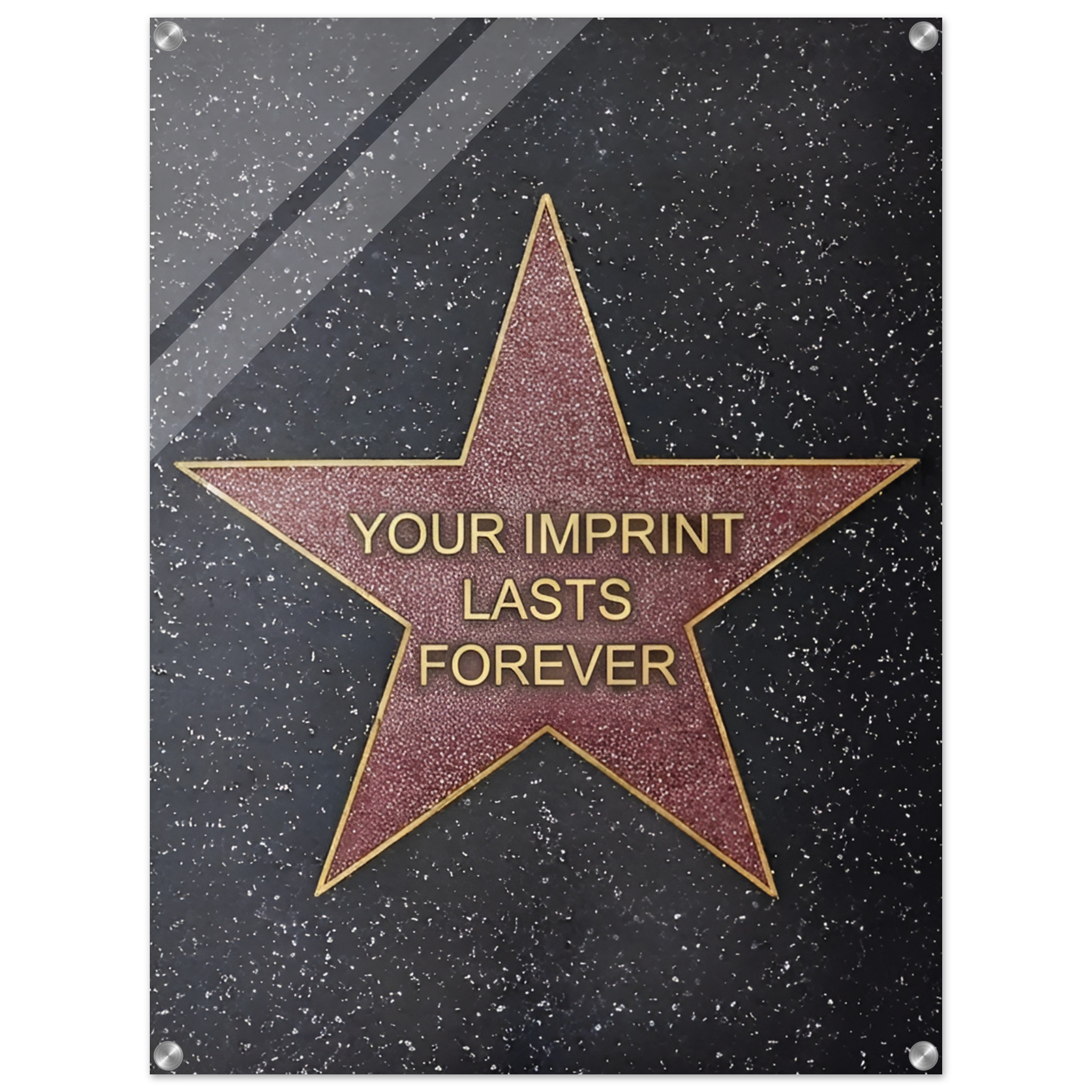 Your Imprint Lasts Forever Acrylic Canvas
