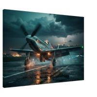 Night Mission – Fighter Jet Canvas Art