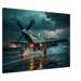 Night Mission – Fighter Jet Canvas Art