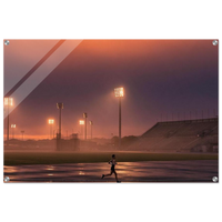Under the Stadium Lights – Sports Acrylic Glass Art