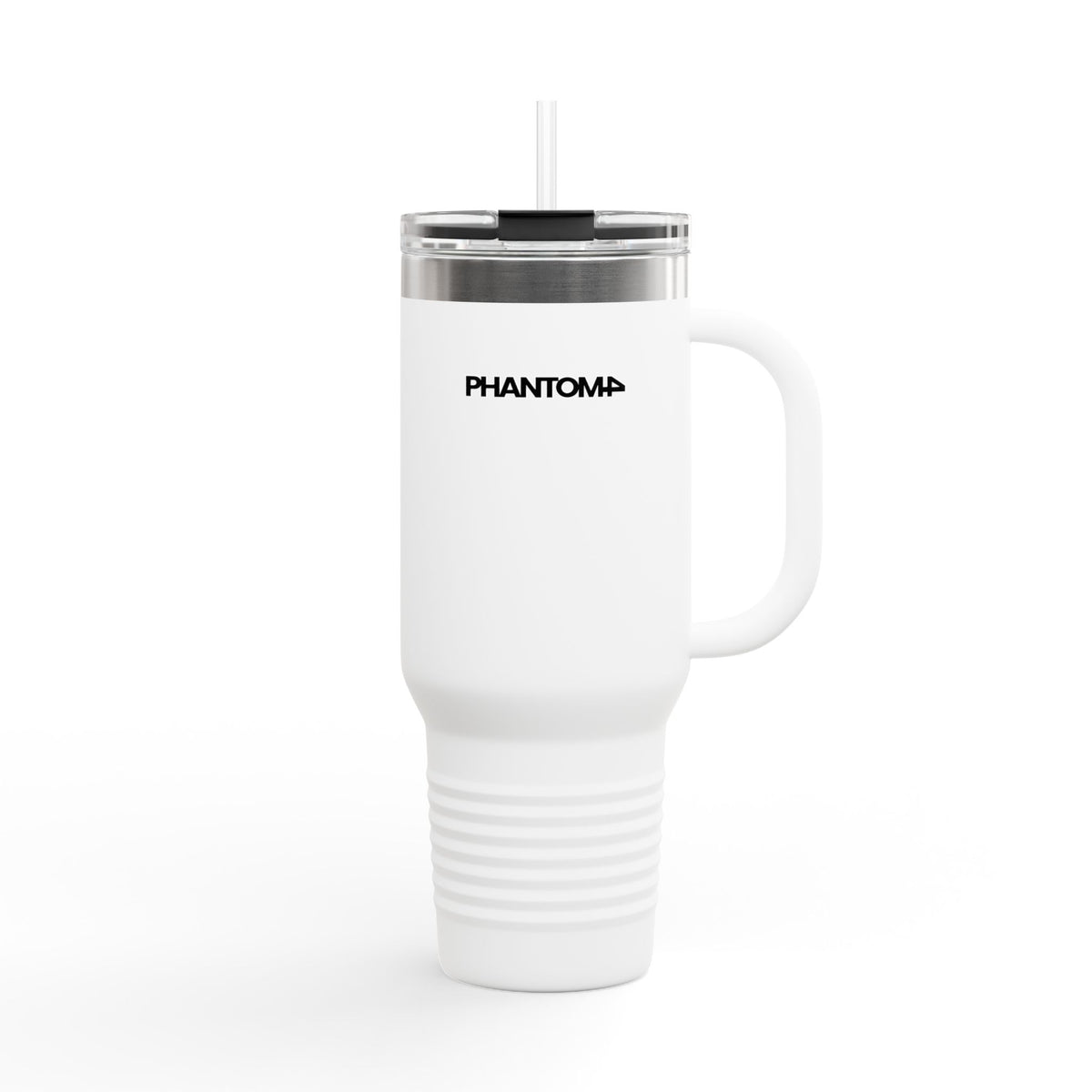 Phantom4 Tumbler with Handle & Straw