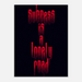 Success Is a Lonely Road – Motivation Canvas Art