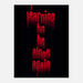 Learning to Be Alone Again – Statement Canvas Art