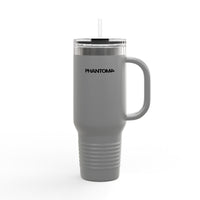 Phantom4 Tumbler with Handle & Straw