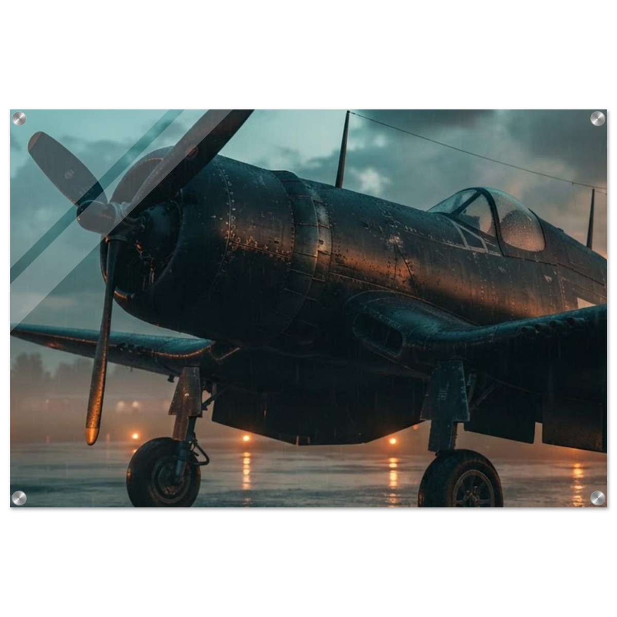 Vintage Warbird – Aviation Acrylic Glass Art