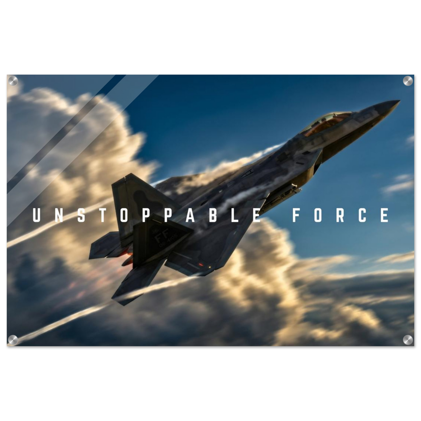 Unstoppable Force Acrylic canvas