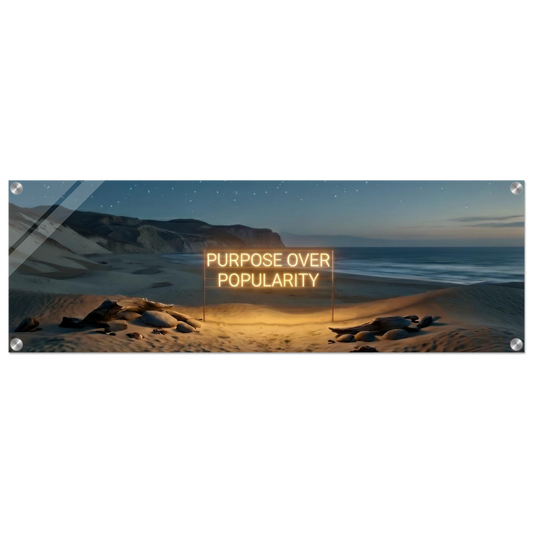Purpose Over Popularity