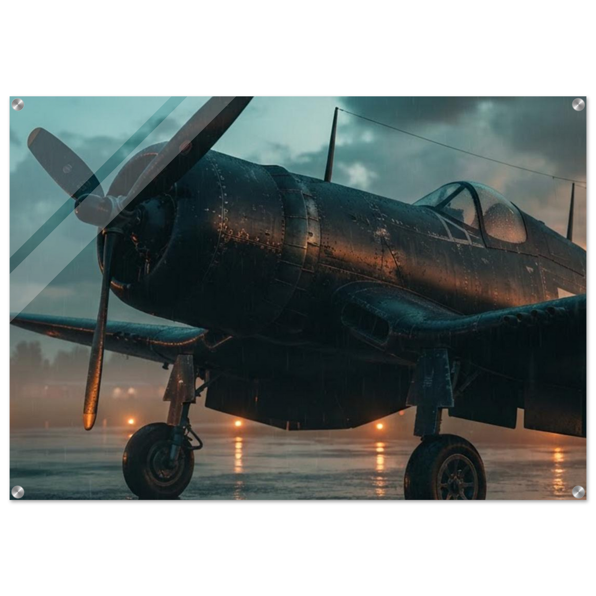 Vintage Warbird – Aviation Acrylic Glass Art