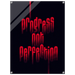 Progress Not Perfection – Motivation Acrylic Glass Art