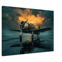Vintage Fighter – Aviation Canvas Art