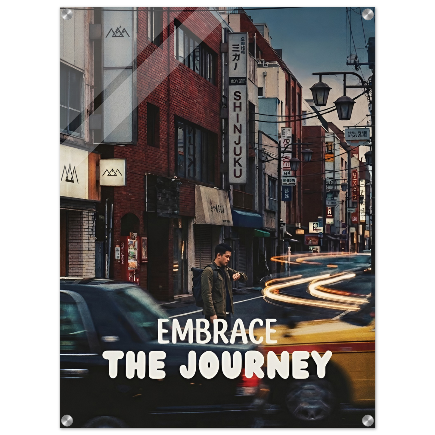 Embrace The Journey Acrylic Canvas